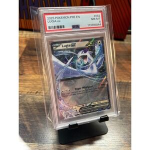 Lugia ex 082/131 2025 Pokemon Prerelease EN PSA 8 NM-MT Ultra Rare Promo